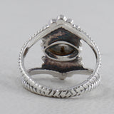 925 Sterling Silver Larimar Ring