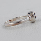 Garnet Silver Rings