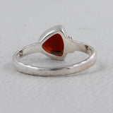 Garnet Silver Rings