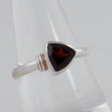 Garnet Silver Rings