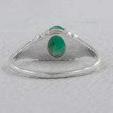 925 Sterling Silver Emerald Rings