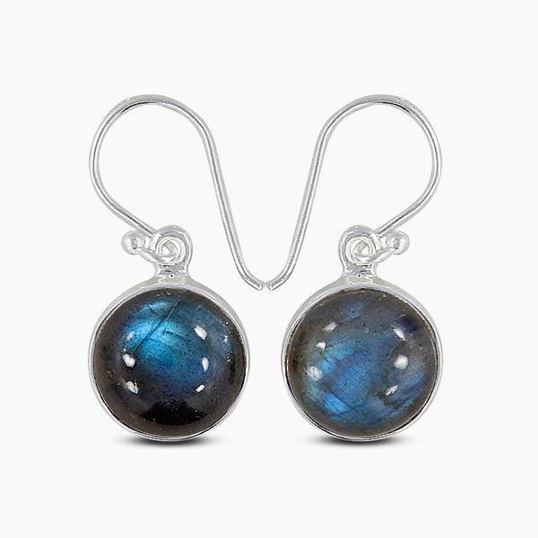 Labradorite Silver Earrings