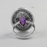 925 Sterling Silver Larimar Ring