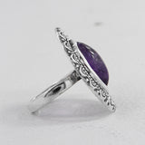 925 Sterling Silver Larimar Ring
