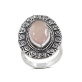 925 Sterling Silver Larimar Ring