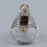 Tiger Eye Silver Rings