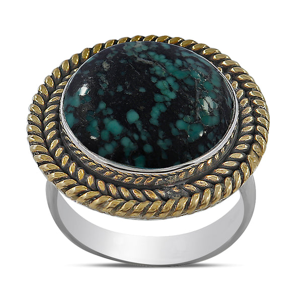 Tibetan Turquoise Silver Ring