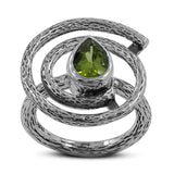 925 Silver Mystic Quartz Rings