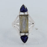 Tiger Eye Silver Rings