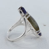 Tiger Eye Silver Rings