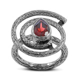 925 Silver Mystic Quartz Rings