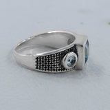925 Sterling Silver Garnet Rings