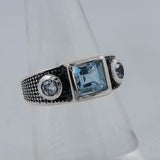 925 Sterling Silver Garnet Rings