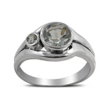 925 Sterling Silver Smoky Quartz Rings