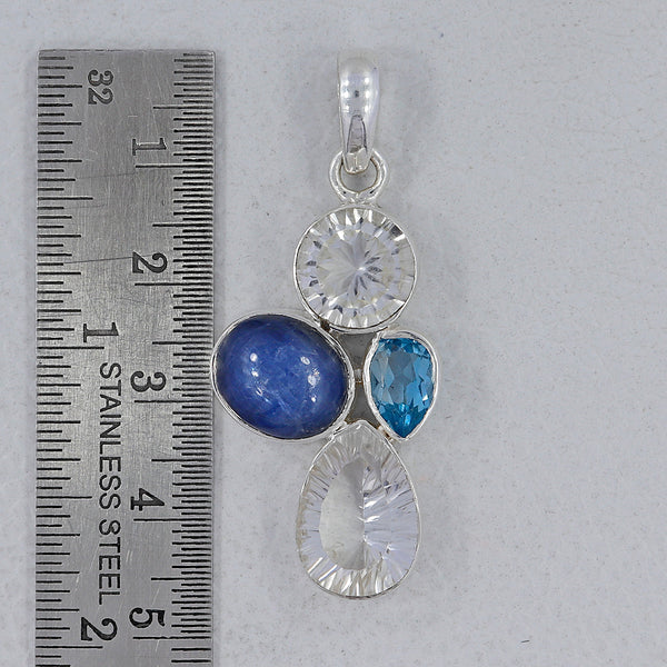 925 Sterling Silver Multistone Pendants