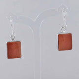 Sunstone Silver Earrings