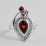 Blue Topaz Sterling Silver Rings