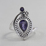 Blue Topaz Sterling Silver Rings