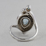 Blue Topaz Sterling Silver Rings