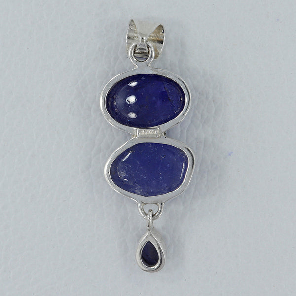 925 Sterling Silver Tanzanite Pendants