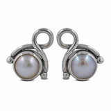 Pearl Silver Studs Earrings