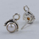 Pearl Silver Studs Earrings