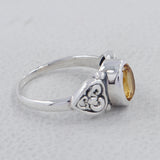 Blue Topaz Silver Rings