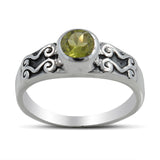 925 Sterling Silver Blue Topaz Ring