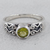 925 Sterling Silver Blue Topaz Ring
