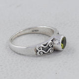 925 Sterling Silver Blue Topaz Ring