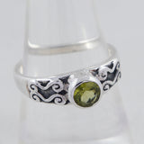 925 Sterling Silver Blue Topaz Ring