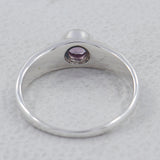 925 Sterling Silver Blue Topaz Ring