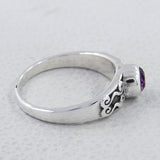 925 Sterling Silver Blue Topaz Ring