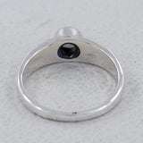 925 Sterling Silver Blue Topaz Ring