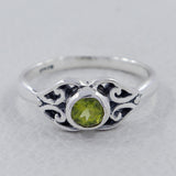 Natural Blue Topaz Silver Ring