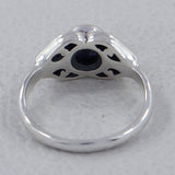 Natural Blue Topaz Silver Ring