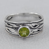 925 Sterling Silver Garnet Rings