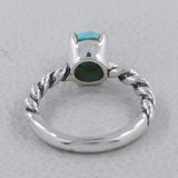 Rainbow Moonstone Silver Ring