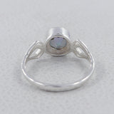 Blue Topaz Silver Rings