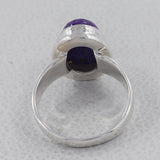 925 Sterling Silver Larimar Ring