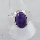 925 Sterling Silver Larimar Ring
