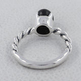 Rainbow Moonstone Silver Ring