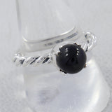 Rainbow Moonstone Silver Ring