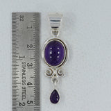 925 Silver Purple Amethyst Pendants