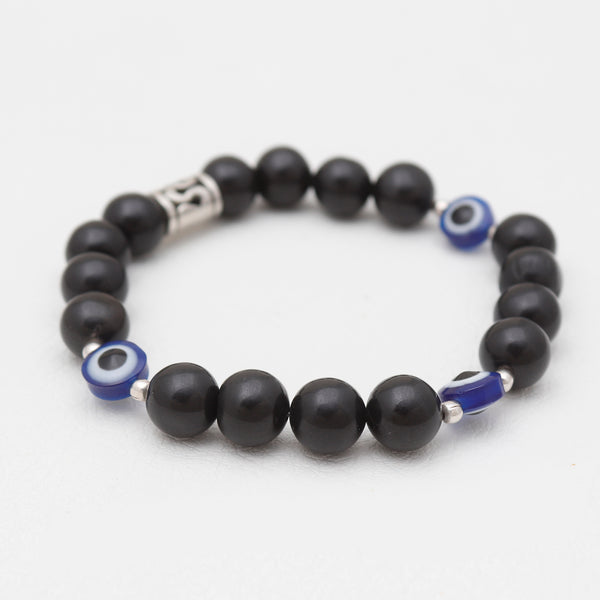 Evil Eye & Black Onyx Beads Bracelets