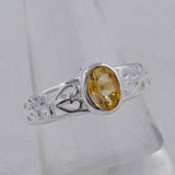 Genuine Emerald Silver Rings