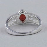 Genuine Emerald Silver Rings