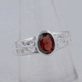 Genuine Emerald Silver Rings