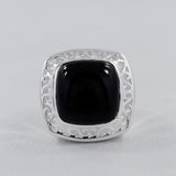 Dendritic Opal Silver Rings