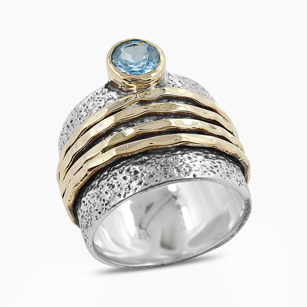 Genuine Citrine Silver Rings